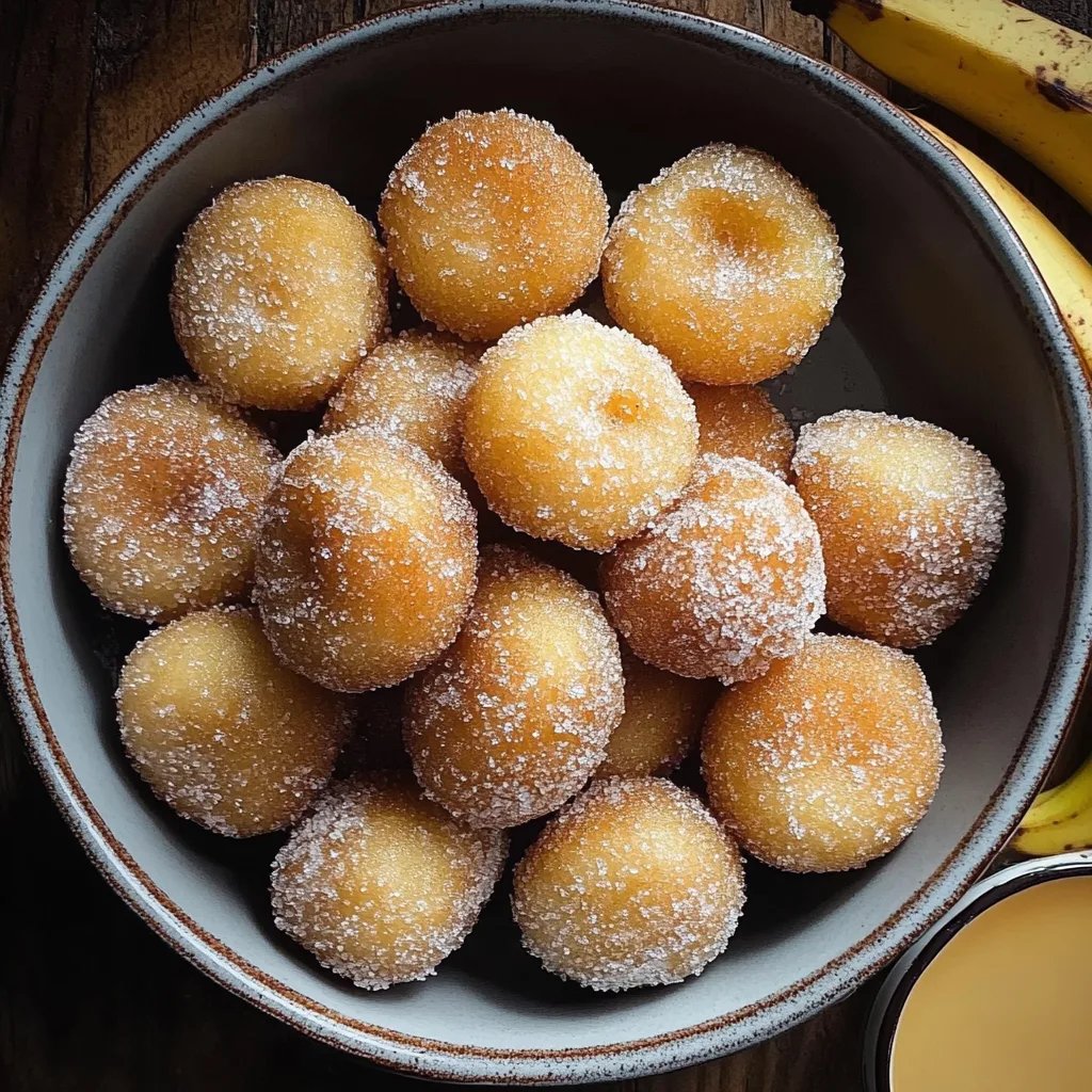 3 Ingredients Banana Donut Holes
