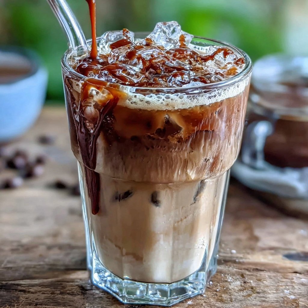 Low Calorie Iced Vanilla Coffee Drink