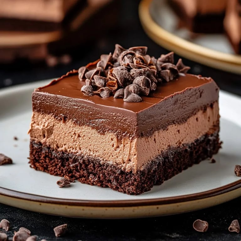 Chocolate Mousse Brownies: Creamy Layers With Decadent Flavor