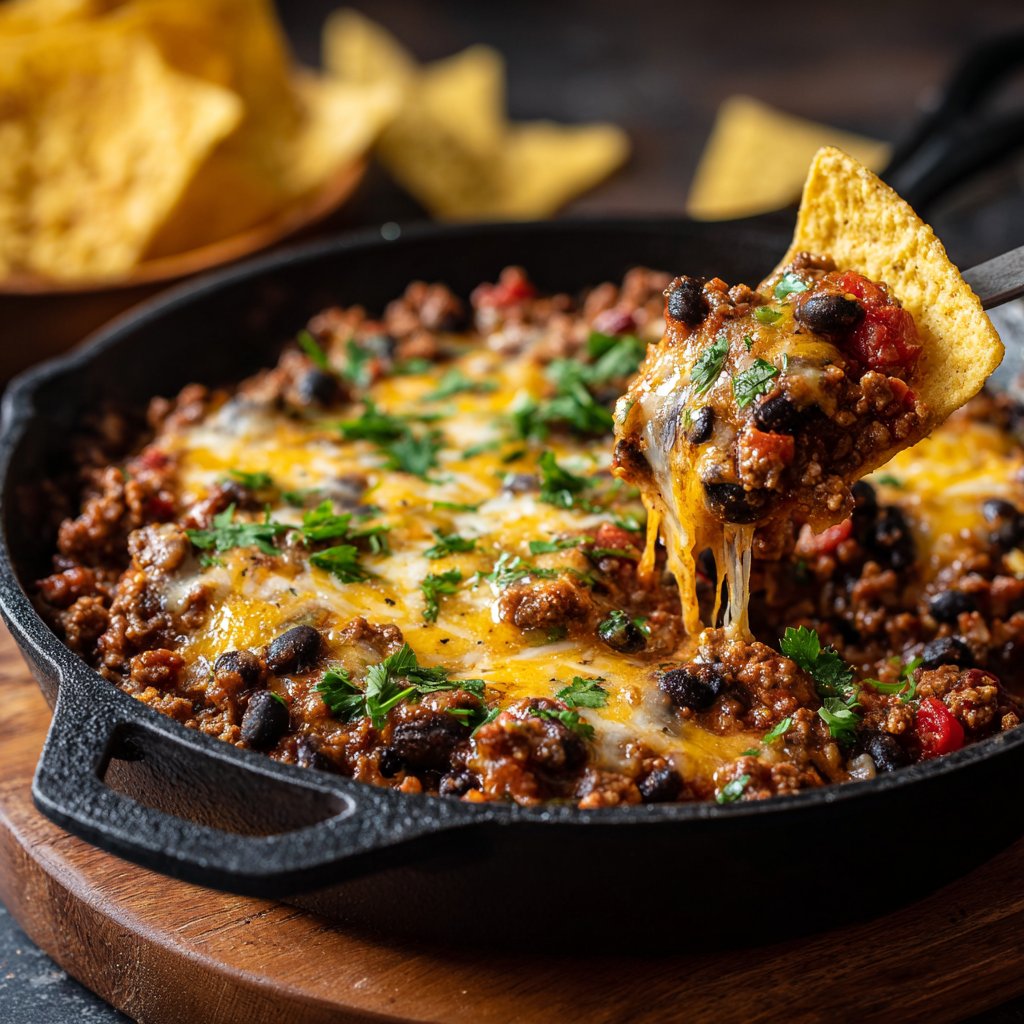 Easy Ground Beef Taco Skillet