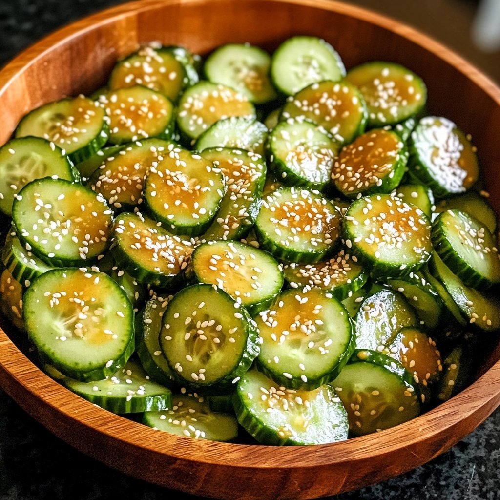 Easy Asian Cucumber Salad