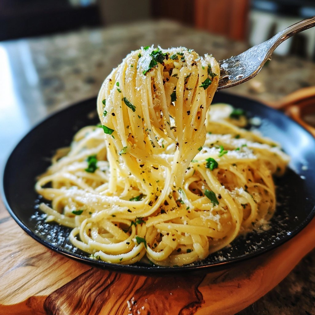 Quick & Easy 15-Minute Garlic Pasta