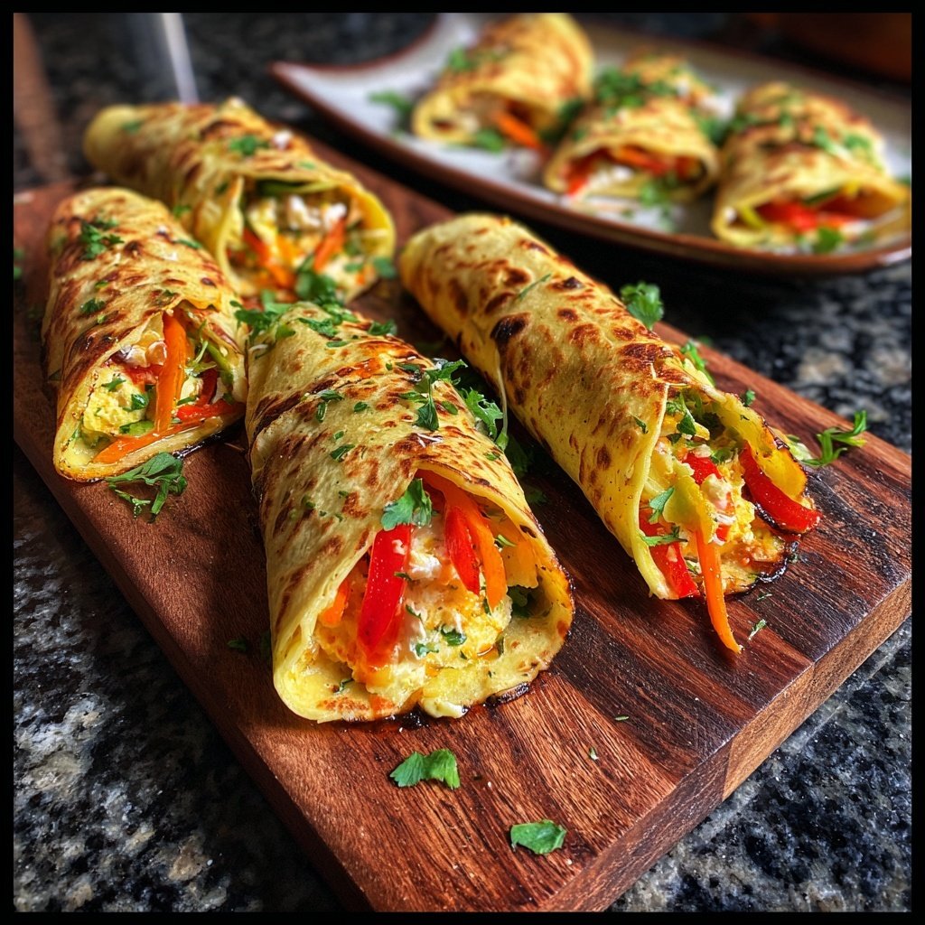 Cottage Cheese Flatbread Wraps