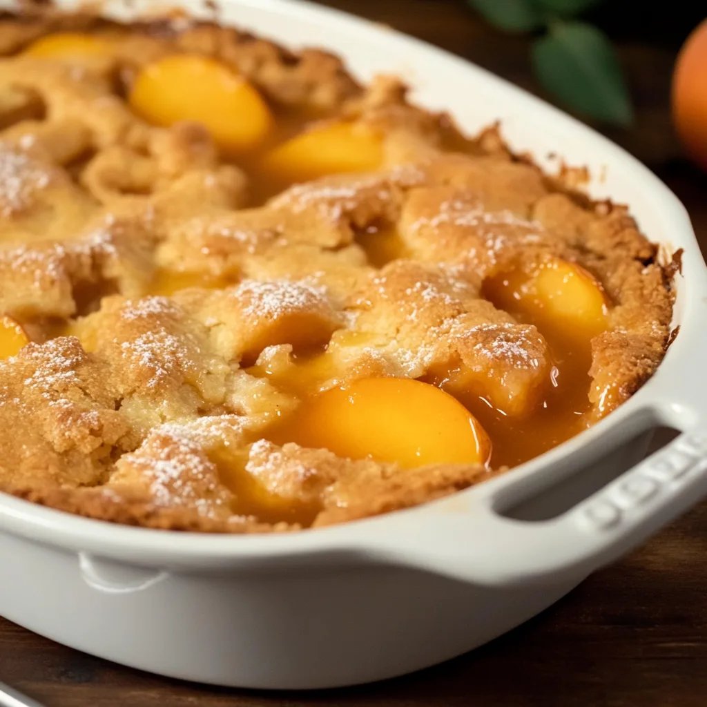 Fresh Southern Peach Cobbler