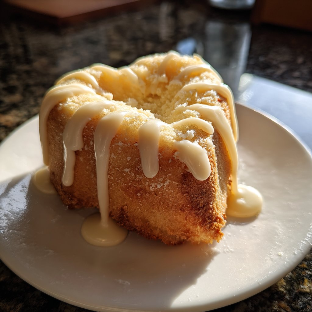 Mini Heart Cake with Lemon Almond Cream