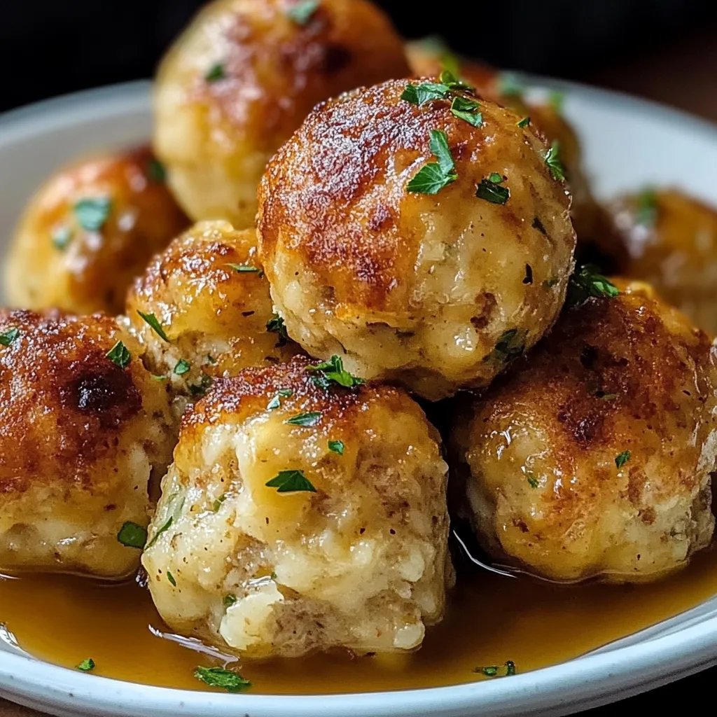 Turkey Stuffing Balls